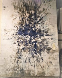 Modern Abstract Machine Woven Rug *