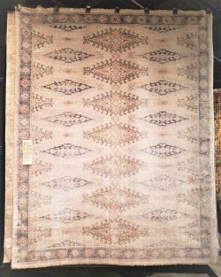 Contemporary Decorative Geometric Machine Woven Rug *
