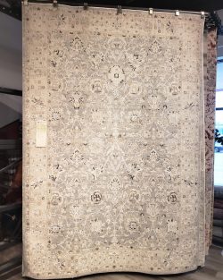 Transitional Persian Design Blue-Beige Rug