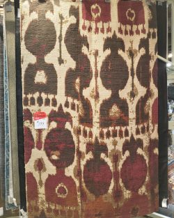 Modern Tribal Hand Tufted Ikat  Rug