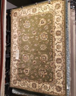 Decorative Traditional Floral Garden Machine-Made Rug *