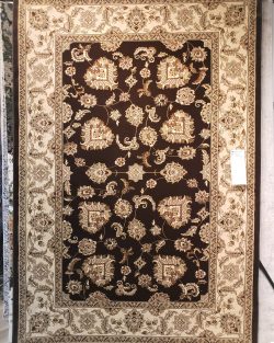 Decorative Traditional Floral Machine Made Rug *