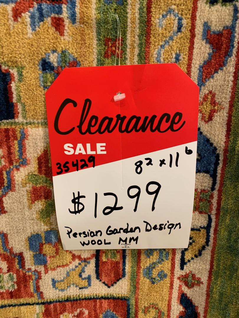 Turkish Wool Pile Power Loom Rug with Garden Design World Of Rugs