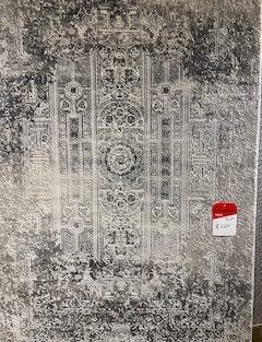 5' x 7'7" Turkish Man-Made Powerloom, Fuga Design