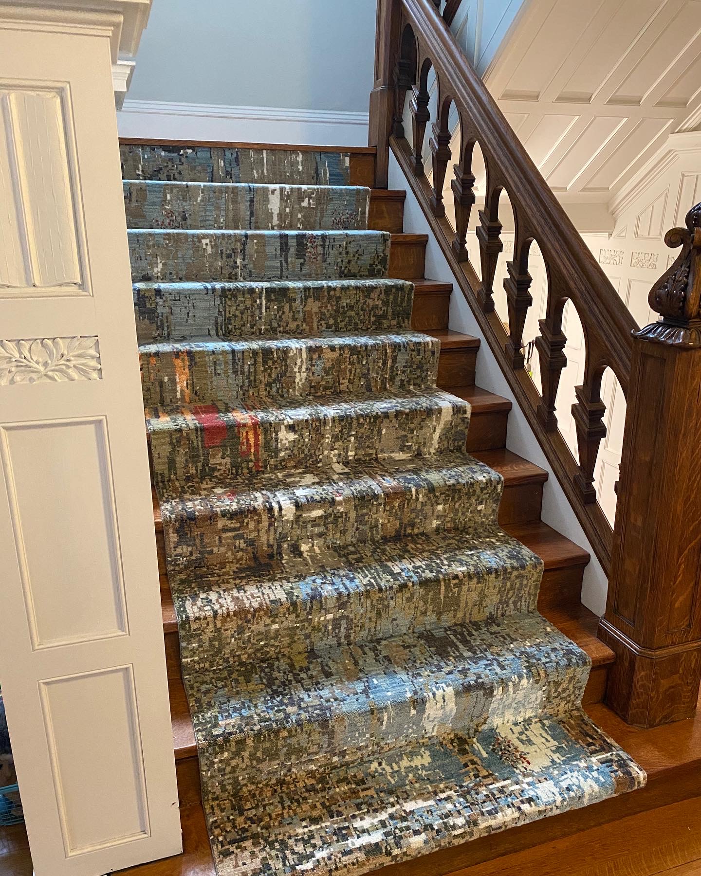 Stair Runner Installation