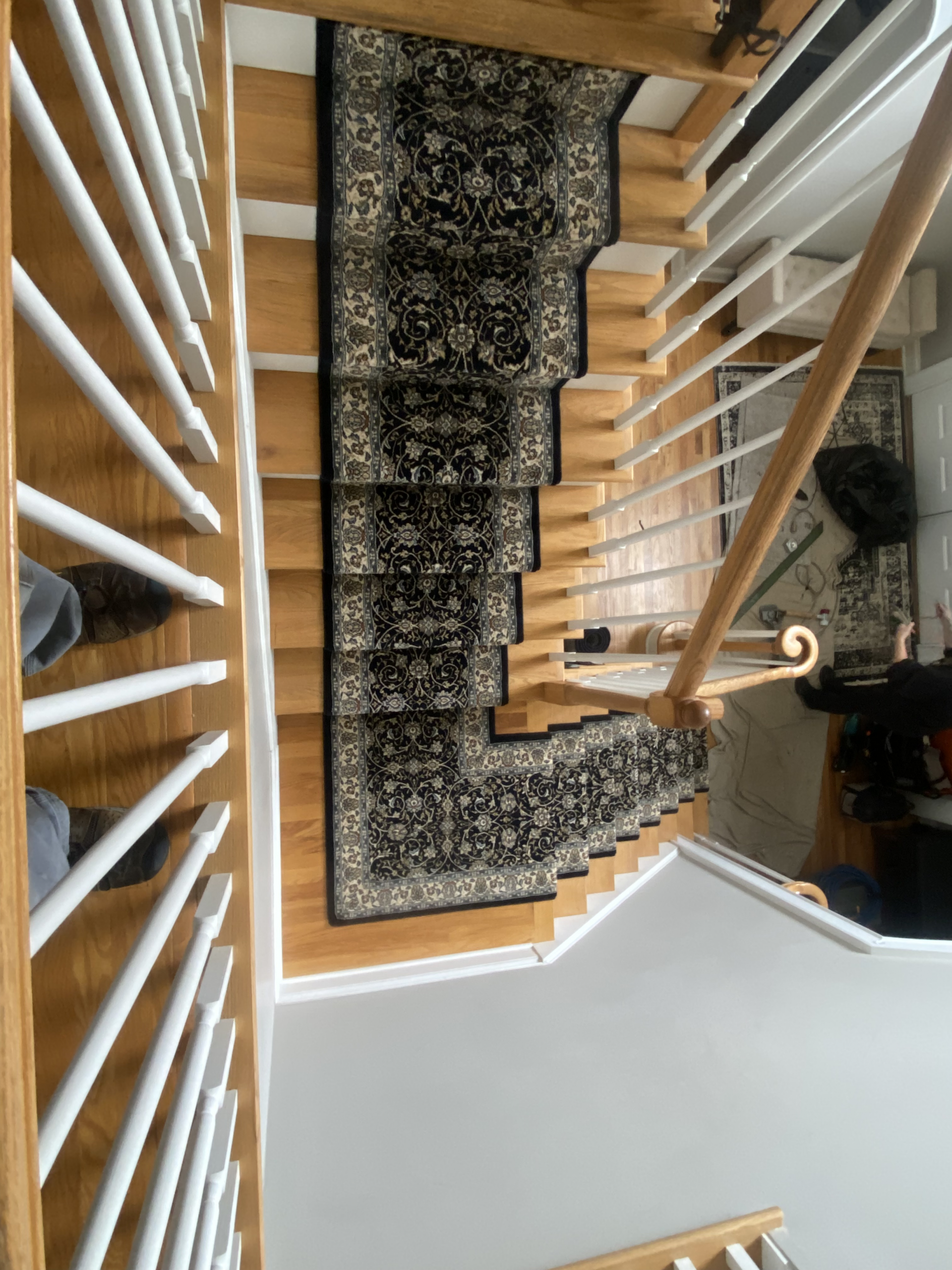 Stair Runner Installation