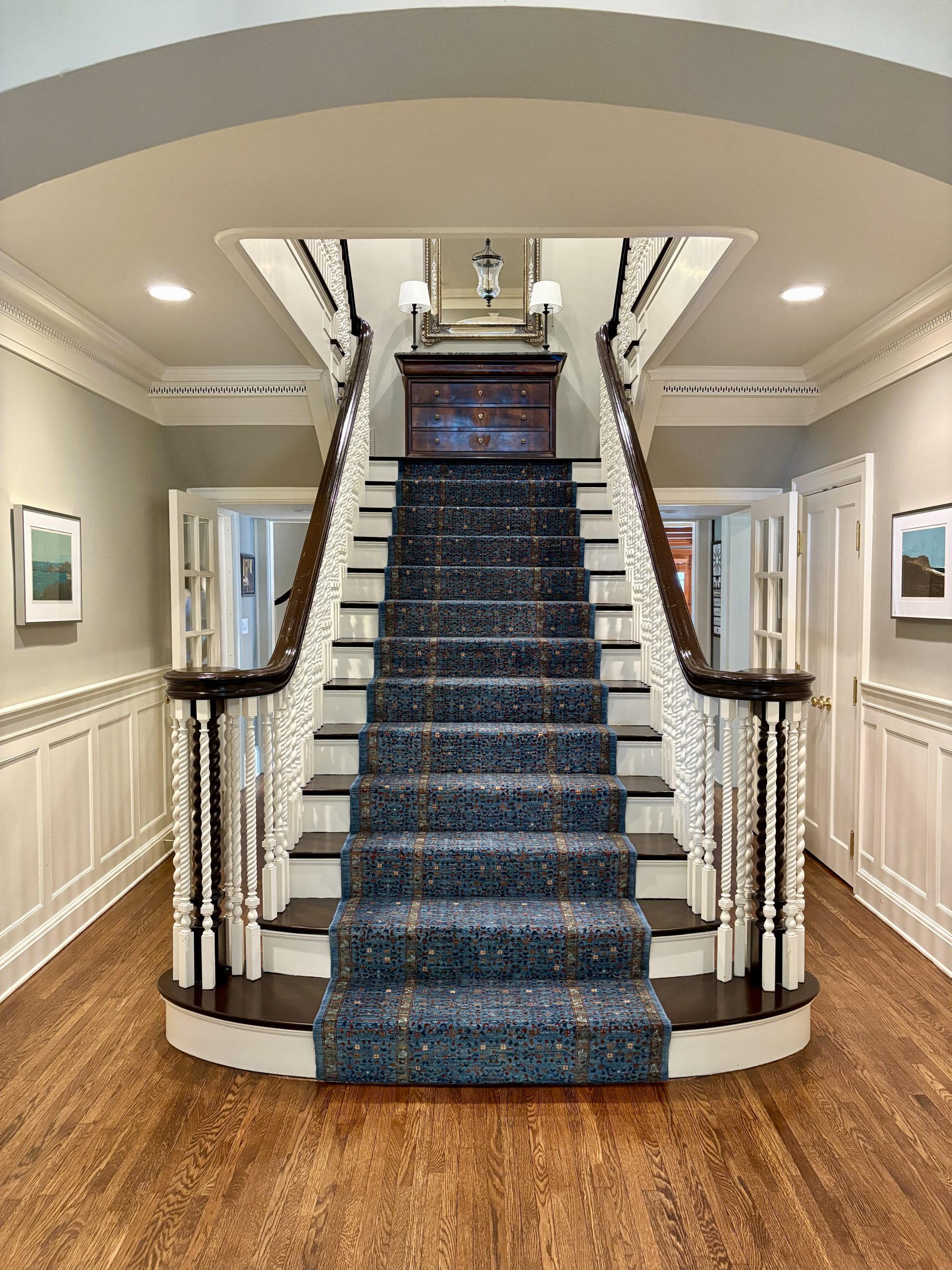 Stair Runner Installation