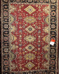 6"x8'9" Indian Soumak Rug.
