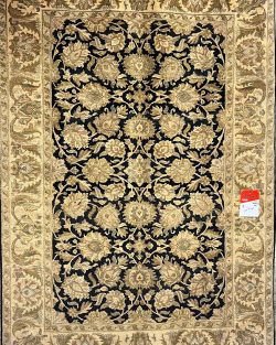 6'1"x8'11" Indian, Agra, Rug
